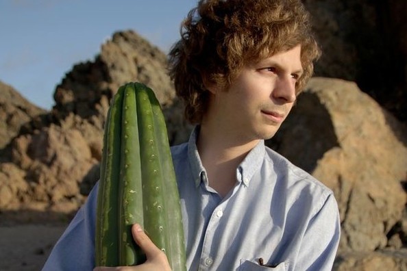 High Quality Michael Cera and Cactus Blank Meme Template