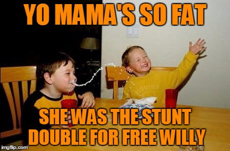 YO MAMA'S SO FAT SHE WAS THE STUNT DOUBLE FOR FREE WILLY | made w/ Imgflip meme maker