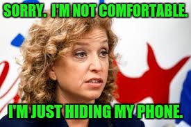 SORRY.  I'M NOT COMFORTABLE. I'M JUST HIDING MY PHONE. | made w/ Imgflip meme maker