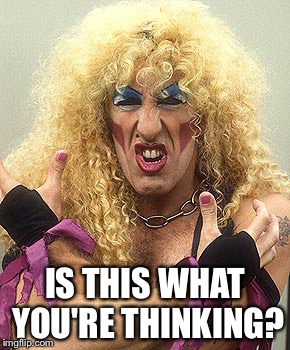 Dee Snider  | IS THIS WHAT YOU'RE THINKING? | image tagged in dee snider | made w/ Imgflip meme maker