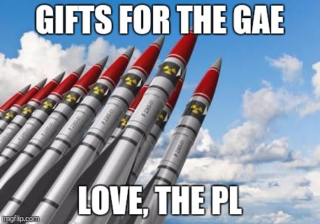 GIFTS FOR THE GAE; LOVE, THE PL | made w/ Imgflip meme maker