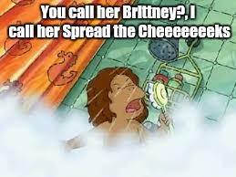 You call her Brittney?, i call her Spread the Cheeeeeeeks | image tagged in what you call her | made w/ Imgflip meme maker