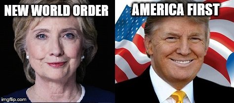 America first | AMERICA FIRST; NEW WORLD ORDER | image tagged in america,first,meme | made w/ Imgflip meme maker