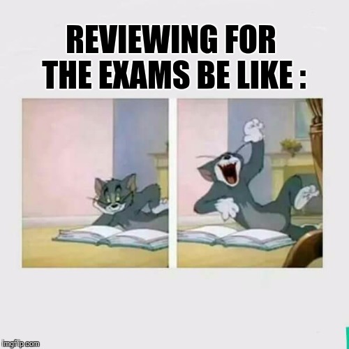 Reviewing | REVIEWING FOR THE EXAMS BE LIKE : | image tagged in tom and jerry | made w/ Imgflip meme maker