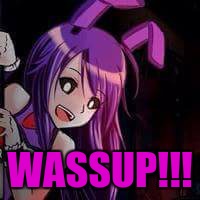 Anime bonnie shit | WASSUP!!! | image tagged in anime bonnie shit | made w/ Imgflip meme maker