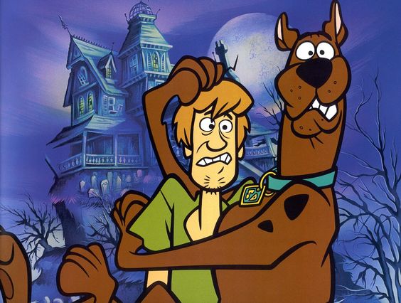 Scooby - Shaggy scared Blank Meme Template