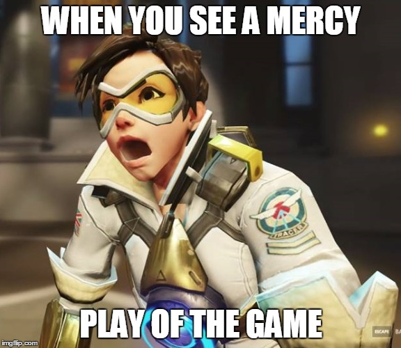 WHEN YOU SEE A MERCY; PLAY OF THE GAME | made w/ Imgflip meme maker