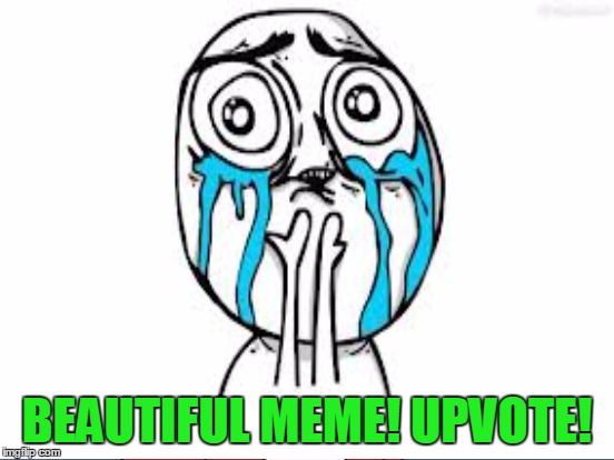 BEAUTIFUL MEME! UPVOTE! | made w/ Imgflip meme maker