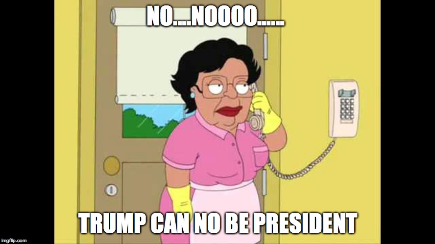 I vote Hillary now... | NO….NOOOO……; TRUMP CAN NO BE PRESIDENT | image tagged in trump,election,president,presidential race,trump for president,hillary clinton | made w/ Imgflip meme maker