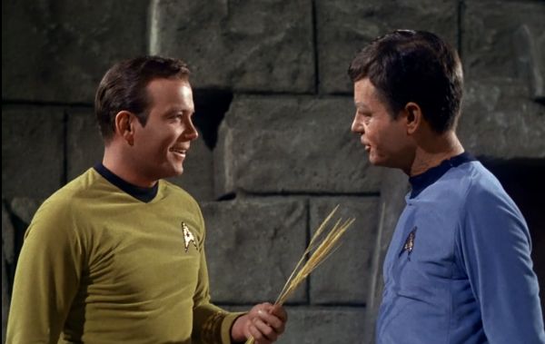Kirk and McCoy Star Trek Blank Meme Template