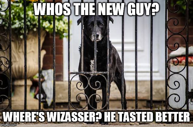WHOS THE NEW GUY? WHERE'S WIZASSER? HE TASTED BETTER | made w/ Imgflip meme maker