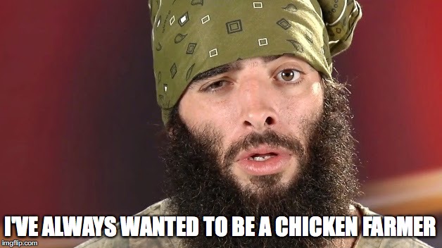 mark briscoe | I'VE ALWAYS WANTED TO BE A CHICKEN FARMER | image tagged in mark briscoe | made w/ Imgflip meme maker