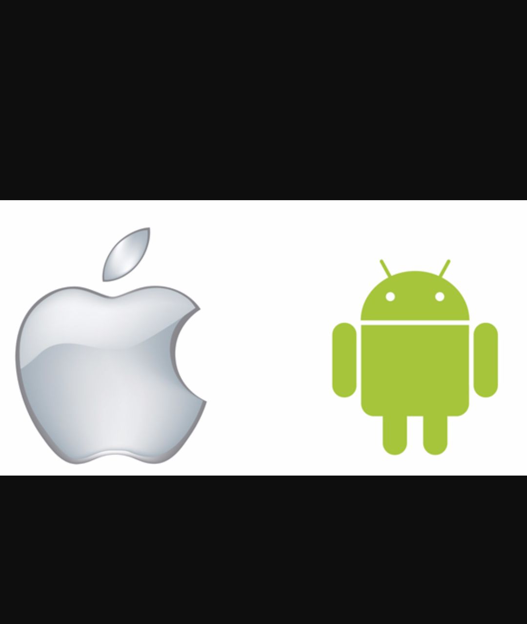 High Quality Apple vs android  Blank Meme Template