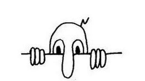 Kilroy Was Here Blank Meme Template