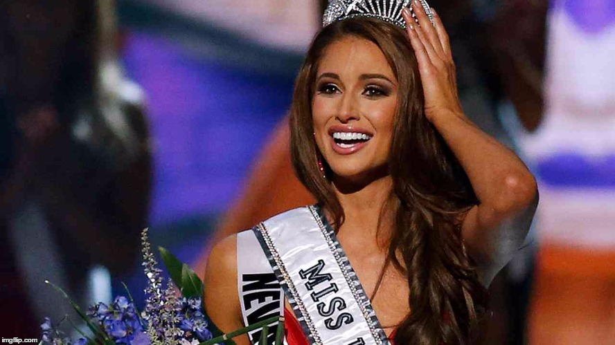 miss usa beauty pageant | image tagged in miss usa beauty pageant | made w/ Imgflip meme maker