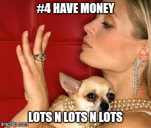 #4 HAVE MONEY LOTS N LOTS N LOTS | made w/ Imgflip meme maker