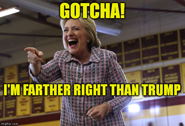 GOTCHA! I'M FARTHER RIGHT THAN TRUMP | made w/ Imgflip meme maker