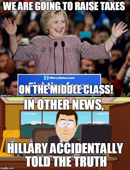 It was probably just a Freudian slip. | image tagged in hillary clinton | made w/ Imgflip meme maker