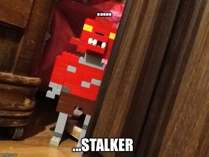 Foxy, the stalker | ..... ...STALKER | image tagged in stalker | made w/ Imgflip meme maker