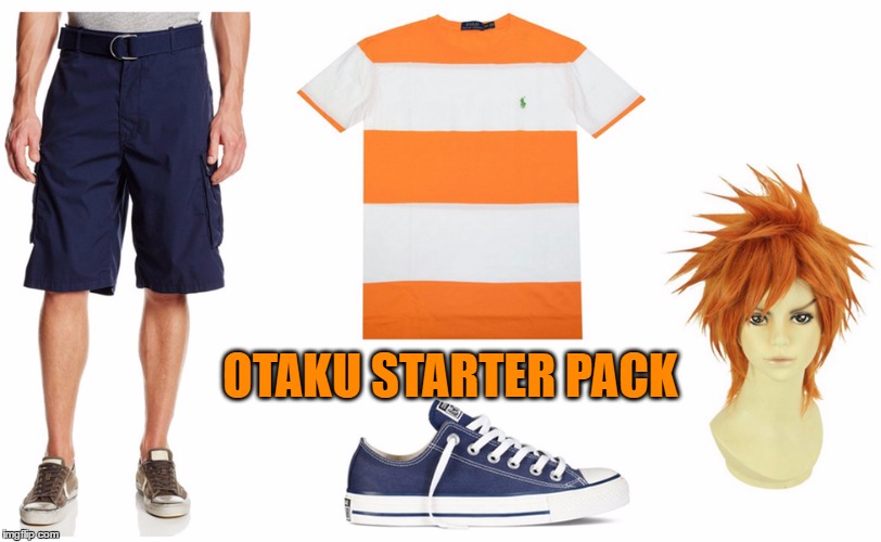 Starter Pack | OTAKU STARTER PACK | image tagged in memes,otaku,starter pack | made w/ Imgflip meme maker