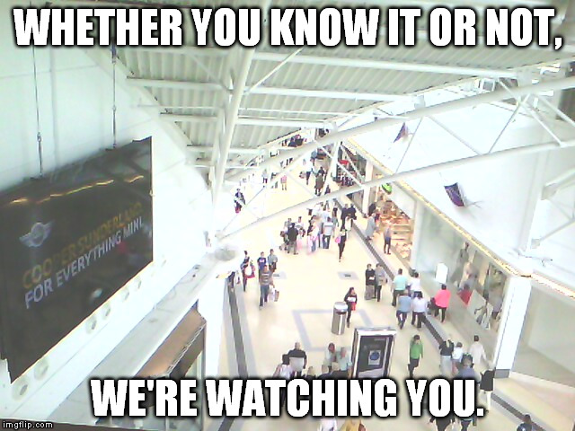 WHETHER YOU KNOW IT OR NOT, WE'RE WATCHING YOU. | image tagged in big brother | made w/ Imgflip meme maker