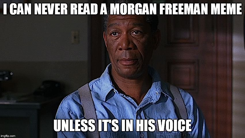 Morgan freeman's voice