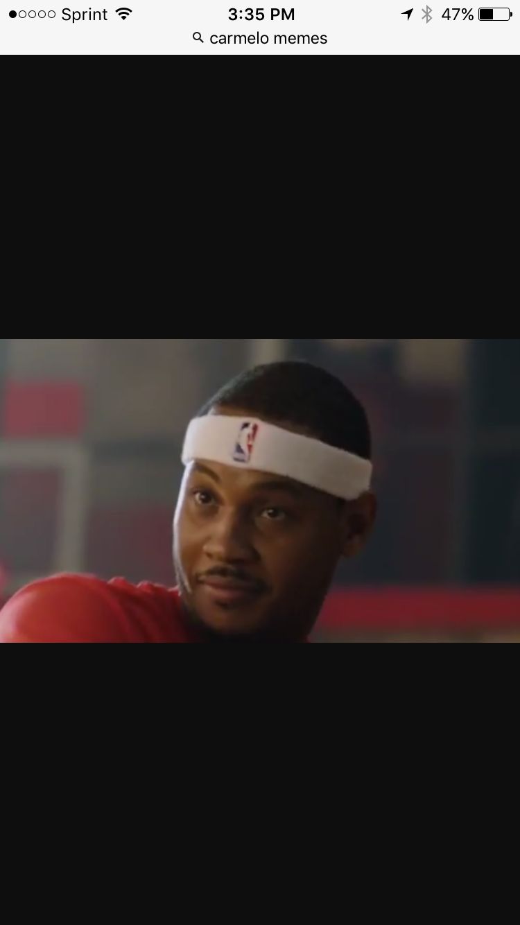 High Quality Carmelo Anthony  Blank Meme Template