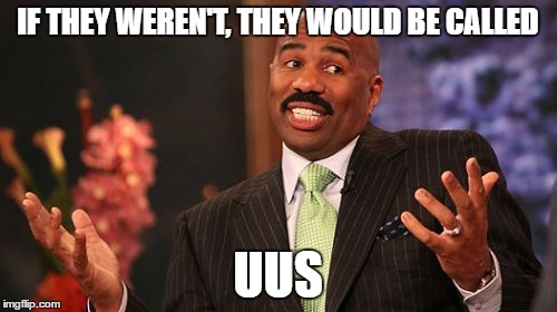 IF THEY WEREN'T, THEY WOULD BE CALLED UUS | image tagged in memes,steve harvey | made w/ Imgflip meme maker
