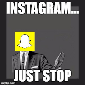 Kill Yourself Guy Meme | INSTAGRAM... JUST STOP | image tagged in memes,kill yourself guy | made w/ Imgflip meme maker