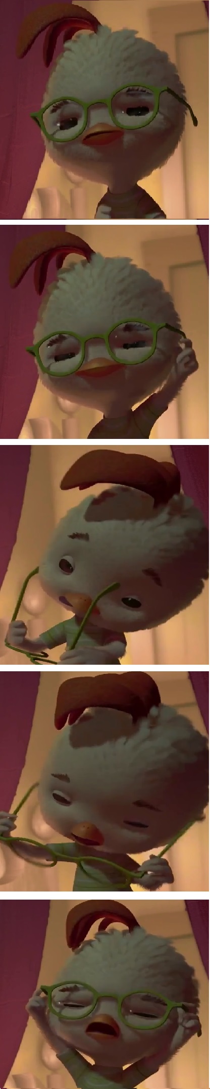 Chicken Little Dafuq Blank Meme Template