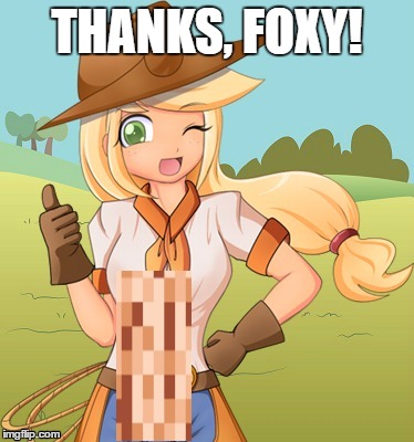 THANKS, FOXY! | made w/ Imgflip meme maker