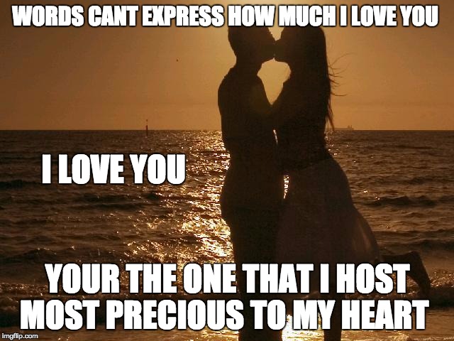 Perfect Love | WORDS CANT EXPRESS HOW MUCH I LOVE YOU; I LOVE YOU; YOUR THE ONE THAT I HOST MOST PRECIOUS TO MY HEART | image tagged in perfect love | made w/ Imgflip meme maker