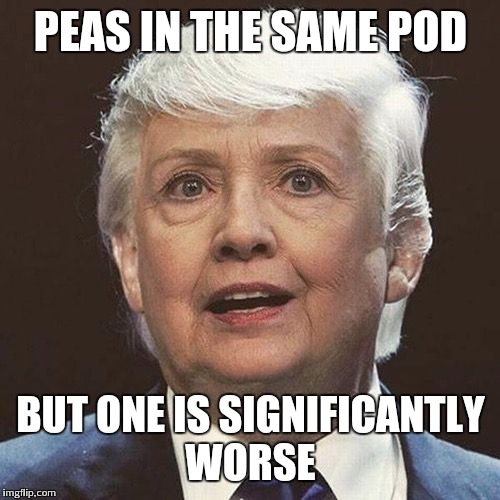 PEAS IN THE SAME POD BUT ONE IS SIGNIFICANTLY WORSE | made w/ Imgflip meme maker