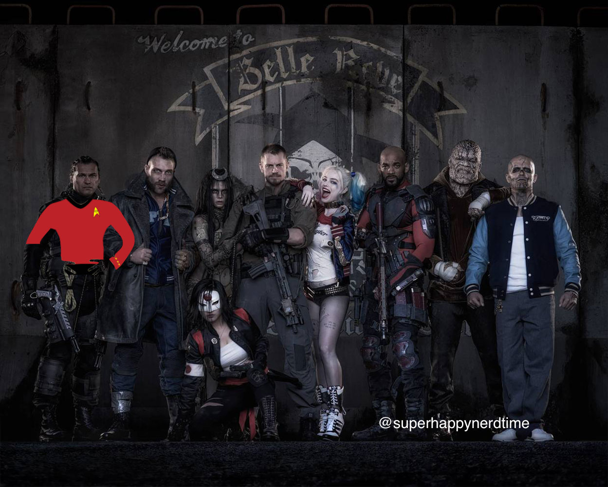 High Quality Suicide Squad - Red Shirt Blank Meme Template