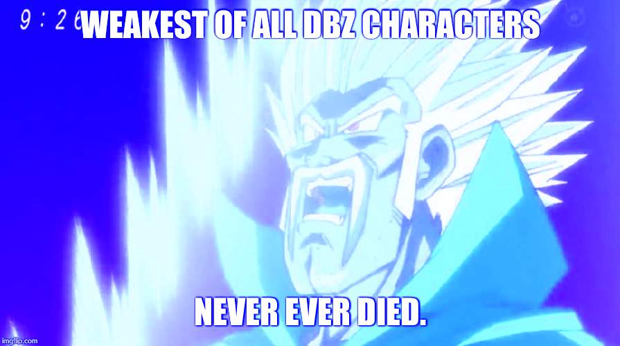 WEAKEST OF ALL DBZ CHARACTERS; NEVER EVER DIED. | image tagged in ssj hercule hasn't heard of her | made w/ Imgflip meme maker