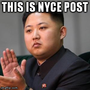 Kimmy Clapping | THIS IS NYCE POST | image tagged in kimmy clapping | made w/ Imgflip meme maker