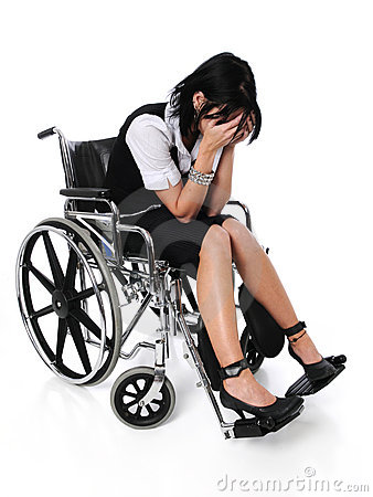 Sad wheelchair  Blank Meme Template