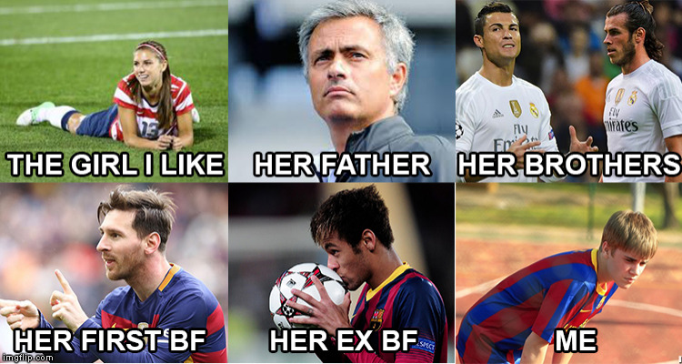 The Girl I like  | image tagged in justin bieber,soccer,cristiano ronaldo,neymar,messi,memes | made w/ Imgflip meme maker