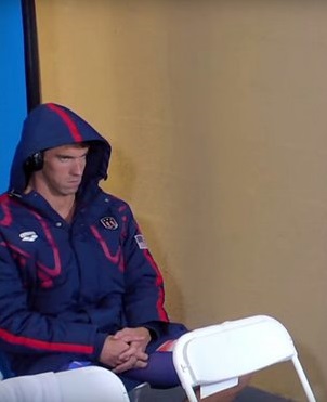 High Quality Michael Phelps Is Not Impressed Blank Meme Template
