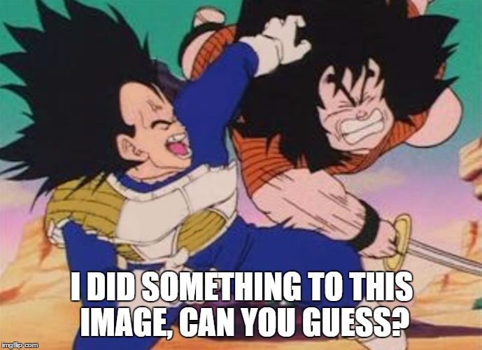 Are You Ready For The Spot The Change Challenge? |  I DID SOMETHING TO THIS IMAGE, CAN YOU GUESS? | image tagged in number 1,dragon ball z,dragon ball,challenge,change,guess | made w/ Imgflip meme maker