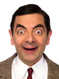High Quality Mr Beans funny face Blank Meme Template