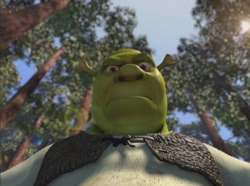 Shrek angry Blank Meme Template