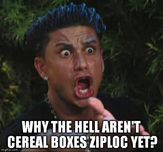 Ziploc 2025 cereal meme