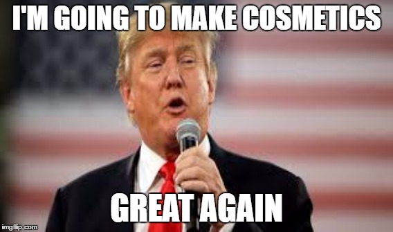I'M GOING TO MAKE COSMETICS GREAT AGAIN | made w/ Imgflip meme maker