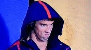 Michael Phelps Rage Face Blank Meme Template