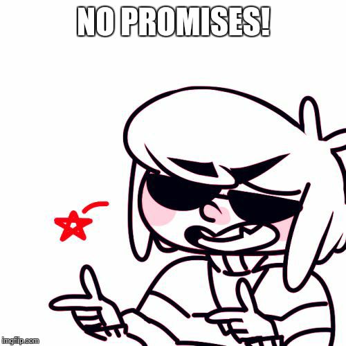 NO PROMISES! | made w/ Imgflip meme maker