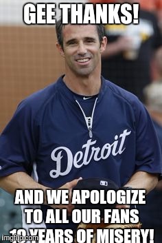 GEE THANKS! AND WE APOLOGIZE TO ALL OUR FANS 19 YEARS OF MISERY! | made w/ Imgflip meme maker