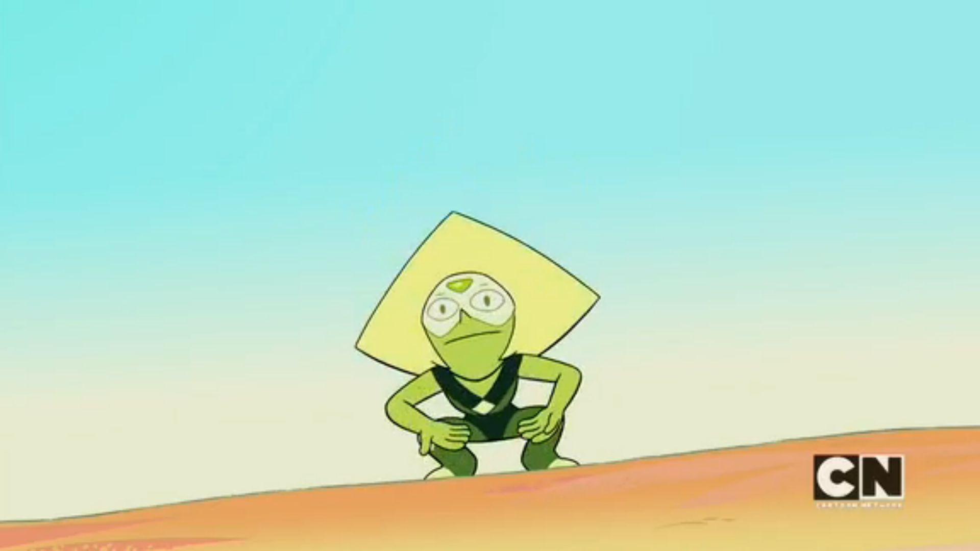 High Quality Peridot trying to hold all the fucks she doesn't give Blank Meme Template