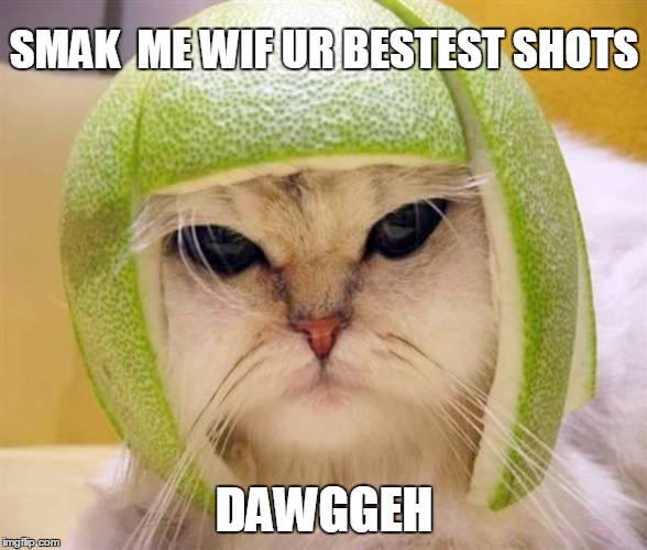 SMAK  ME WIF UR BESTEST SHOTS DAWGGEH | made w/ Imgflip meme maker