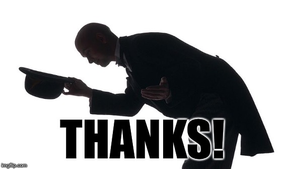 THANKS! | made w/ Imgflip meme maker